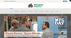 Desktop Screenshot of petoskeyplastics.com