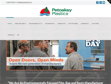 Tablet Screenshot of petoskeyplastics.com